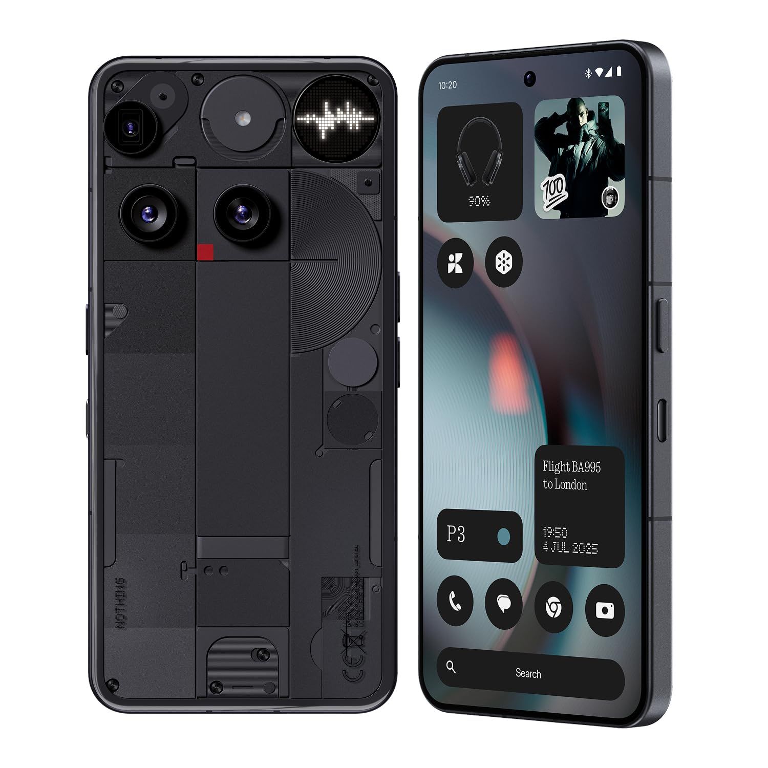 Nothing Phone 3 | Snapdragon 8s Gen 4 | Smartphone (16GB RAM, 512GB ROM, Black)