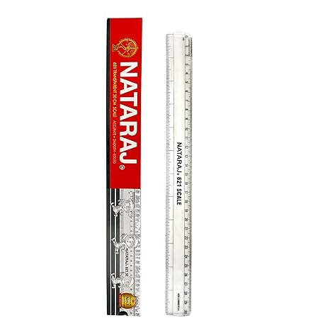 Nataraj 621 Transparent Scale - 30cm