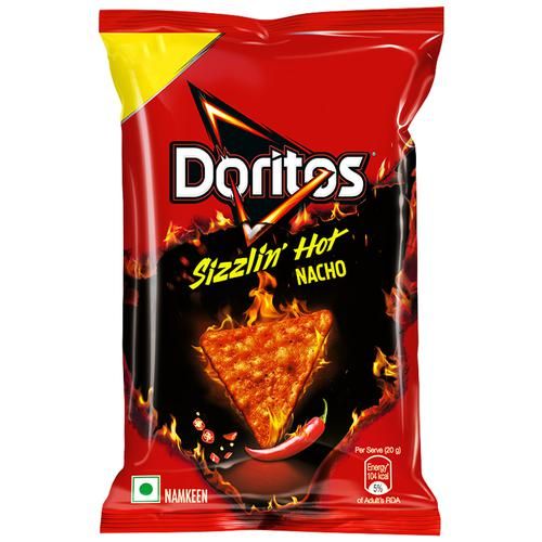 Dorito Sizzlin Chips - Hot Nacho, 78g