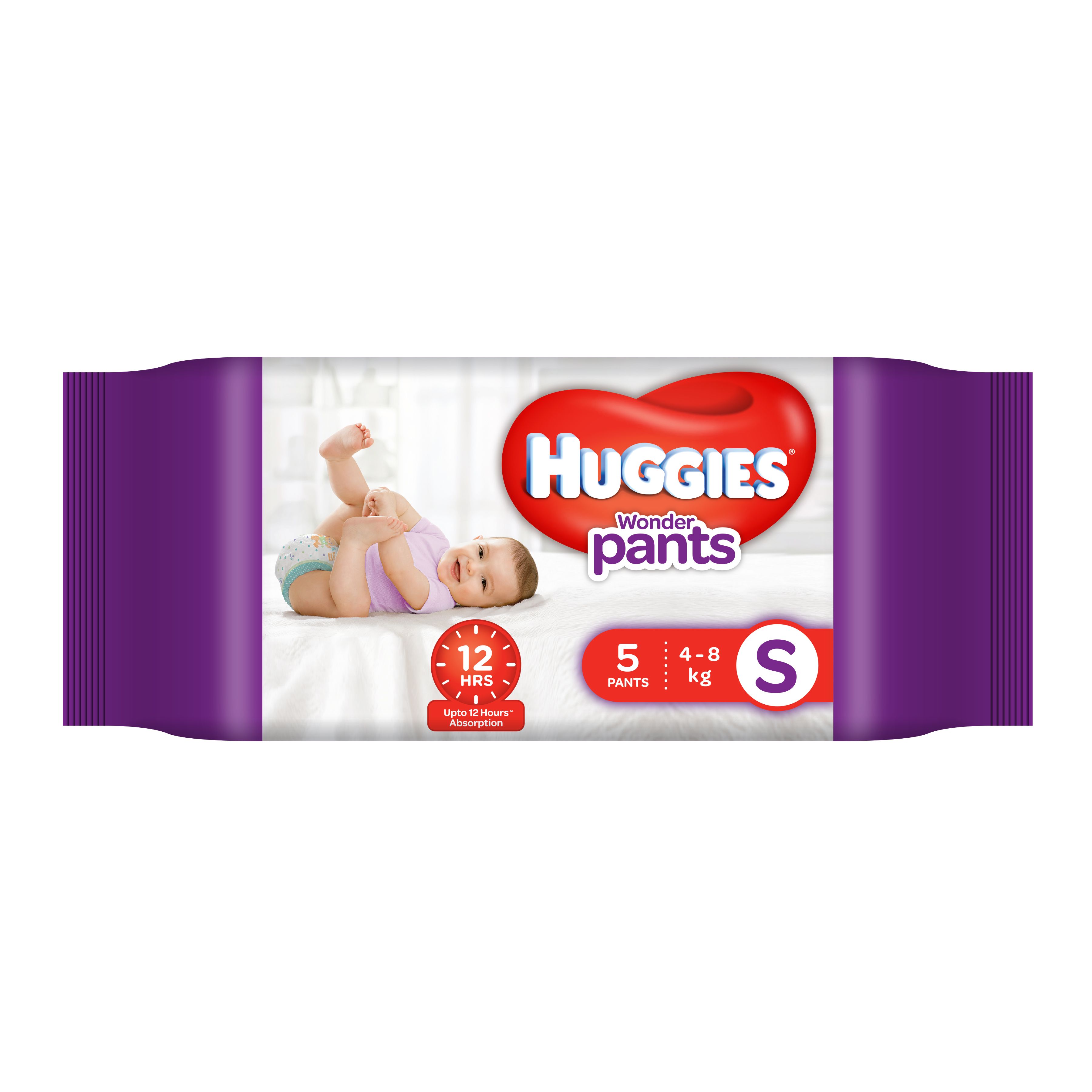 Huggies Baby Wonder Pants - S, 5pcs