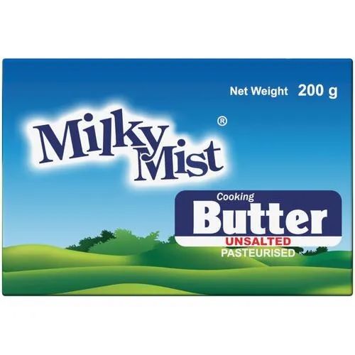 Milky Mist Cooking Butter Carton - Unsalted, 200g