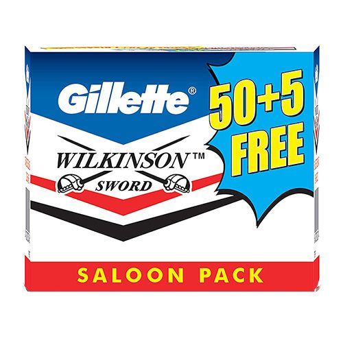 Gillette Wilkinson Sword Saloon Blades, 50pc