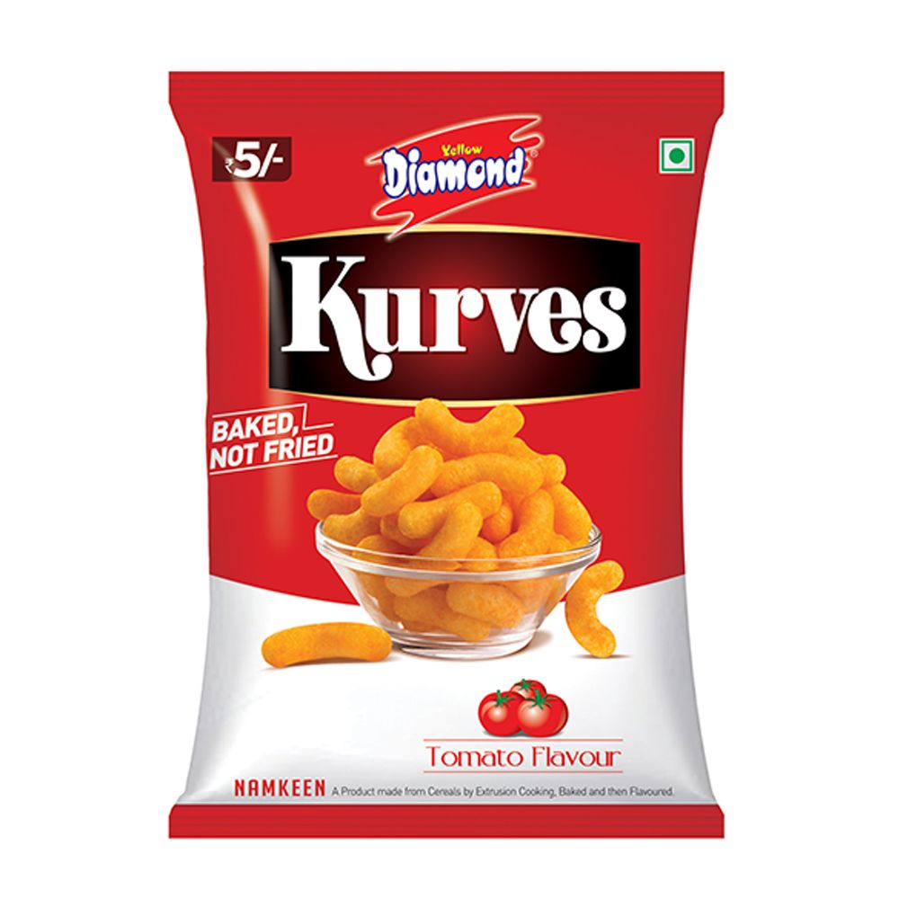 Yellow Diamond Kurves - Tomato Flavour, 23g