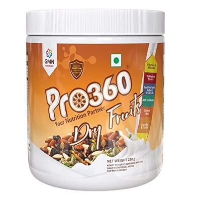Pro360 Dry Fruits Protein Powder Jar, 250g 