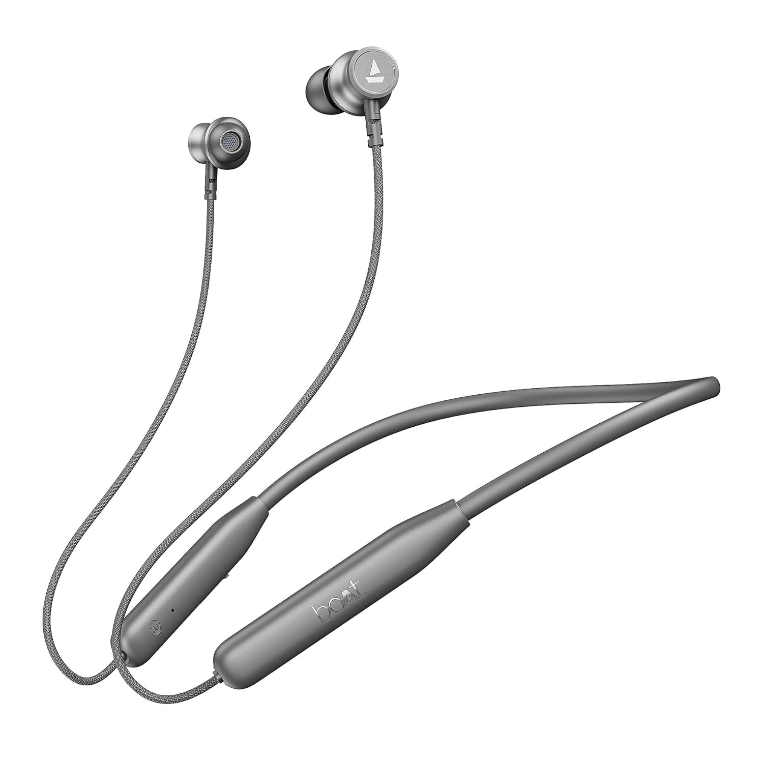 boAt | Rockerz 113 | Bluetooth Neckband Earphone (Ash Grey)
