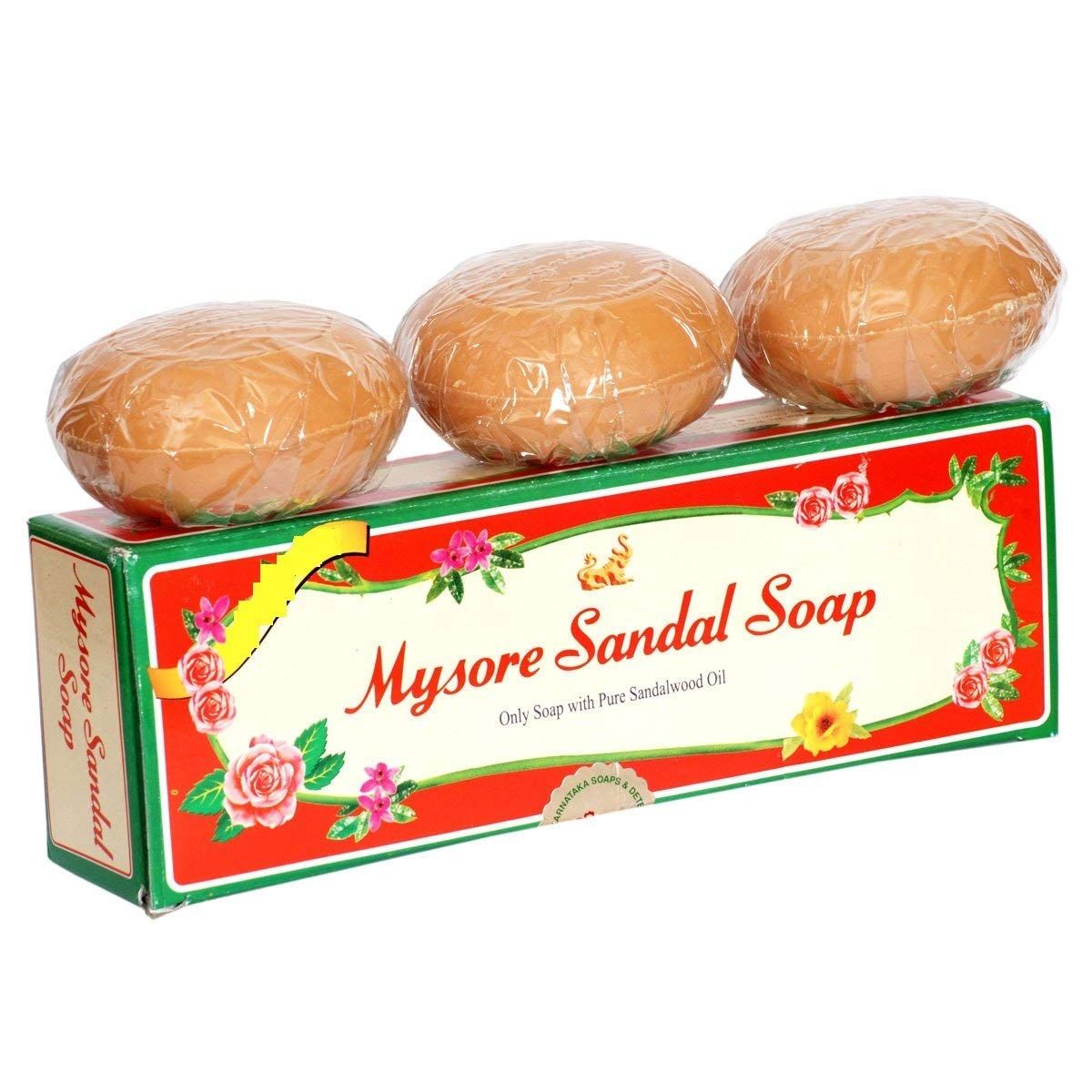 Mysore Sandal Soap, 150g (Set of 3)
