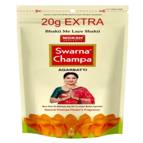 Moksh Agarbatti - Swarna Champ, 100g + 20g