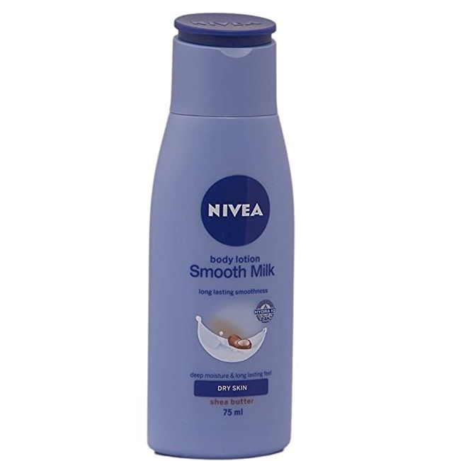 Nivea Body Lotion For Dry Skin - Shea Smooth Milk, 75ml
