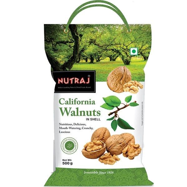 Nutraj California Walnut Inshell, 500g