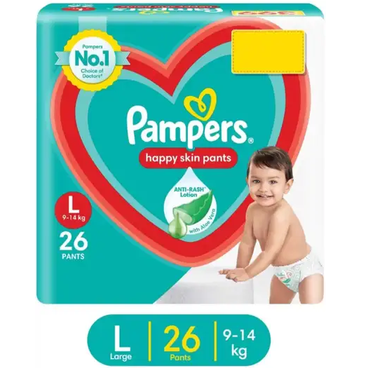 Pampers Happy Sleep Pant Style Diaper - L, 26pcs (MD)