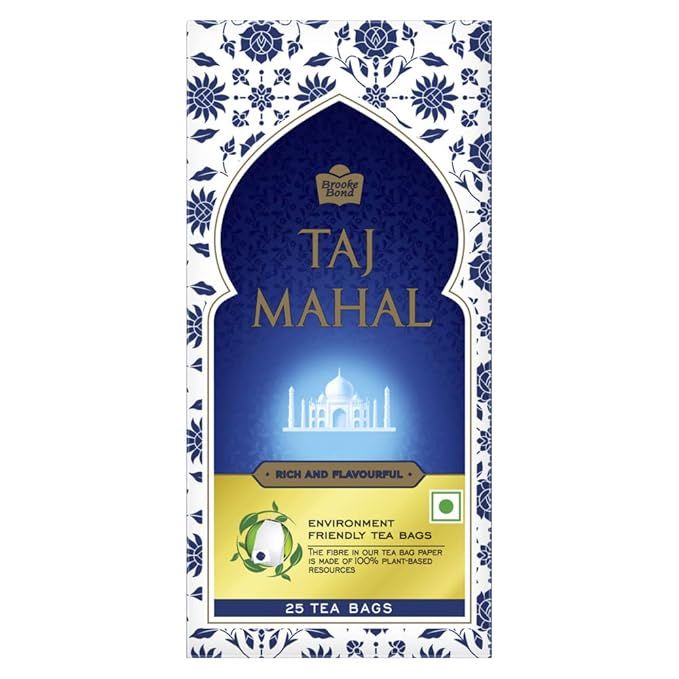 Brooke Bond Taj Mahal Tea Bags, 47.5g (1.9g x 25pc)