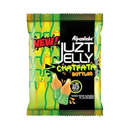 Alpenliebe Juzt Jelly Candy Pouch - Chatpata Bottles, 70.2g (2.6g x 27pc)