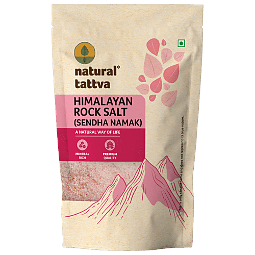 Organic Tattva Natural Himalayan Rock Salt / Sendha Namak, 500g