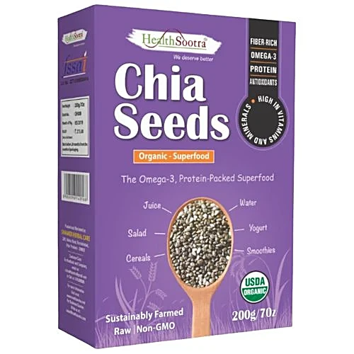Healthsootra Organic Chia Seeds, 200g