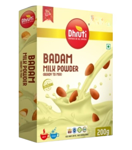Dhruti Badam Milk Powder Carton, 200g