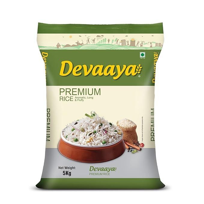Daawat Devaaya Long & Fluffy Grains Premium Rice Pouch, 5kg