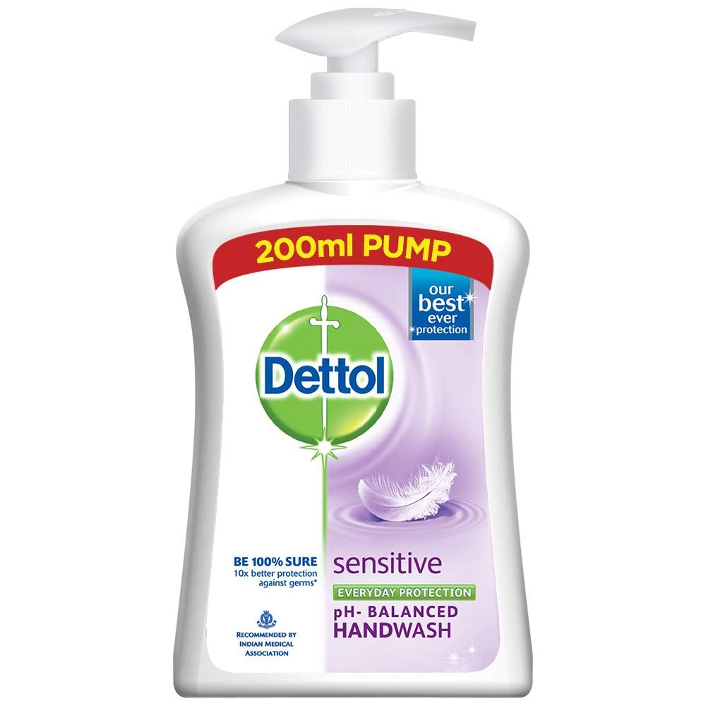 Dettol Hand Wash Pump - Sensitive, 200ml