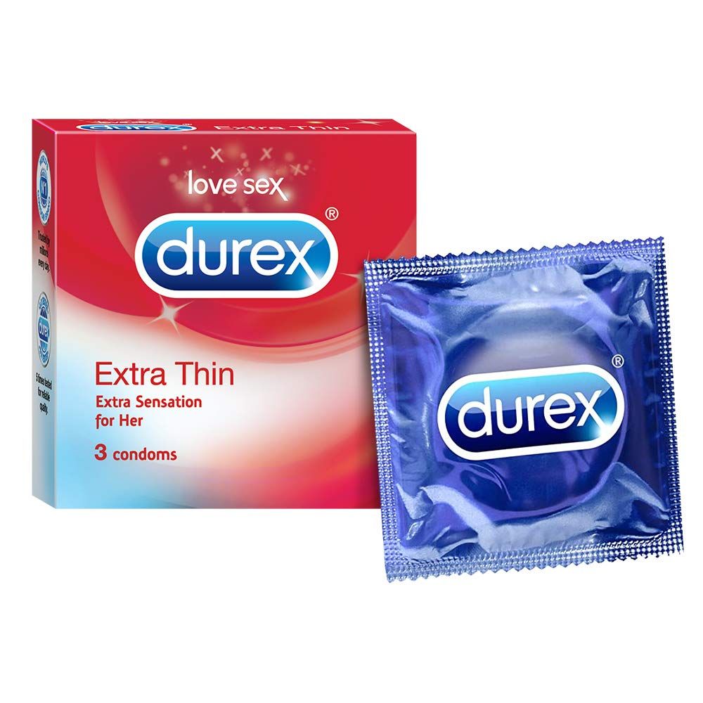 Durex Condom - Extra Thin, 3pcs