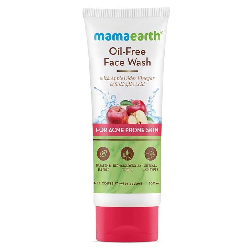 Mamaearth Oil Free Face Wash - Apple Cider Vinegar & Salicylic Acid, 100ml