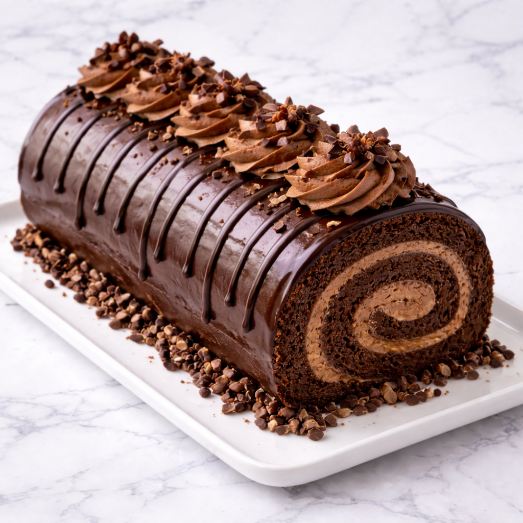 Choco Roll Cake