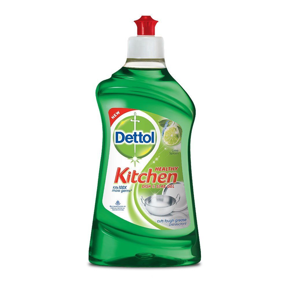 Dettol Kitchen Dish & Slab Gel - Lime Splash, 400ml