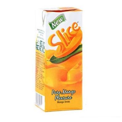 Slice Thickest Mango Juice Tetra Pack, 125ml