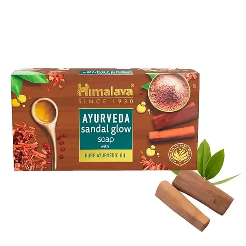 Himalaya Herbals Ayurveda Glow Soap - Sandal, 75g