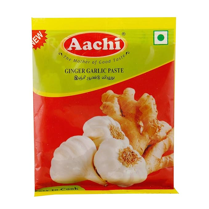 Aachi Ginger Garlic Paste Pouch, 50g