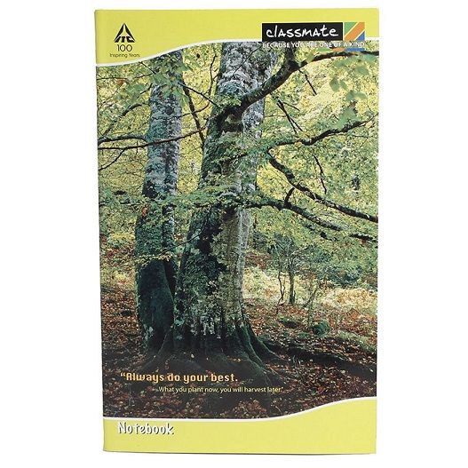 Classmate Long Notebook - Unruled Soft Cover, 314X194mm (160 Pages)