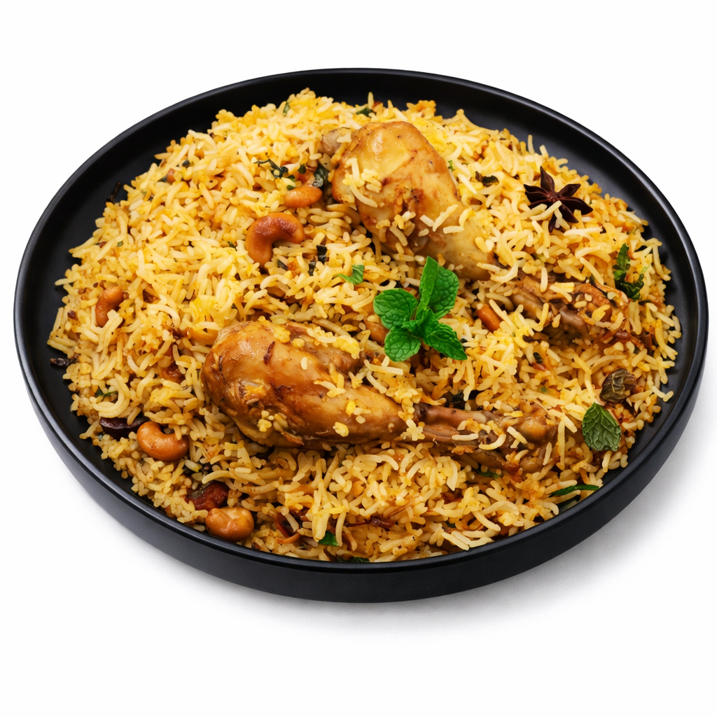 Hyderabadi Chicken Biriyani - Full Plate