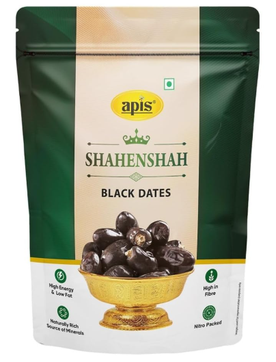 Apis Black Dates Pouch - Shahenshah, 500g