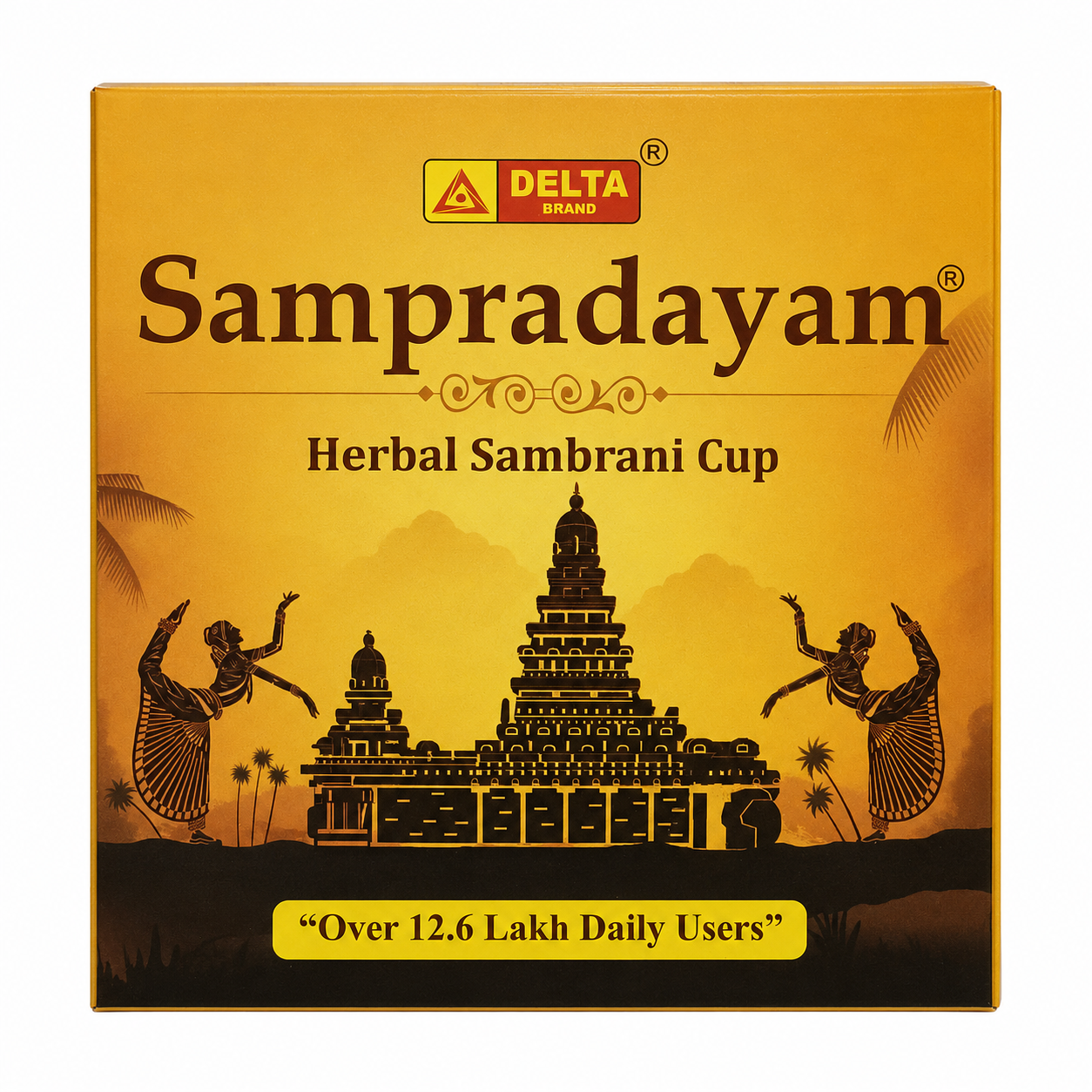 Delta Sampradayam Herbal Sambrani Cup, 12pc
