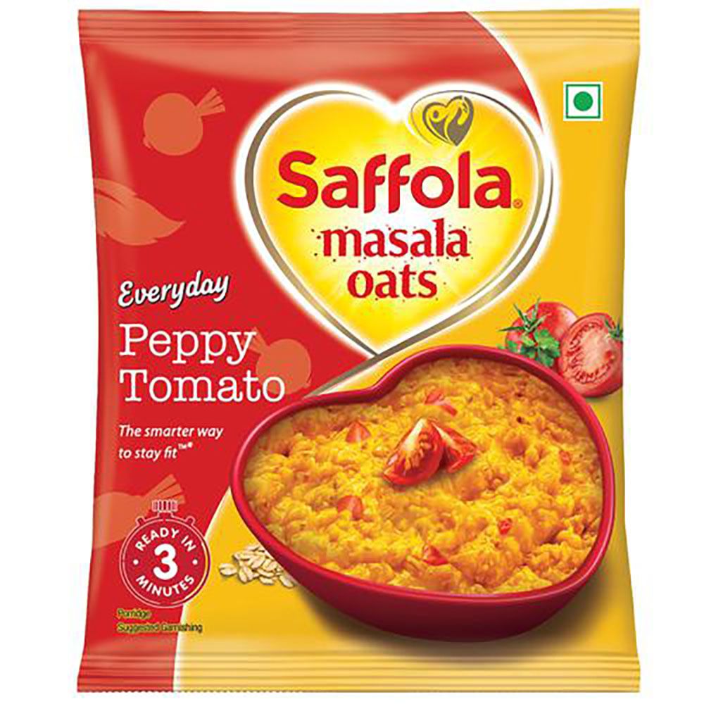 Saffola (Rs.15) Masala Oats - Peppy Tomato, 38g