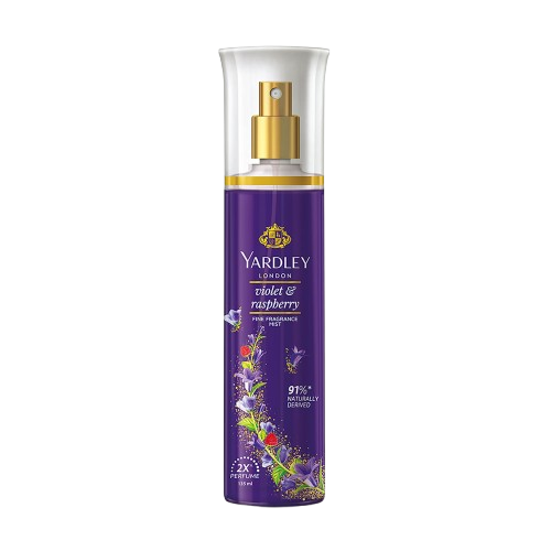 Yardley London Fine Fragrance Mist Women's Perfume Body Spray - Violet & Raspberry, 135ml