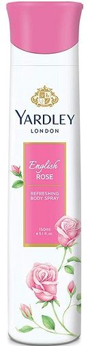 Yardley London Deodorant Spray for Women - English Rose, 150ml