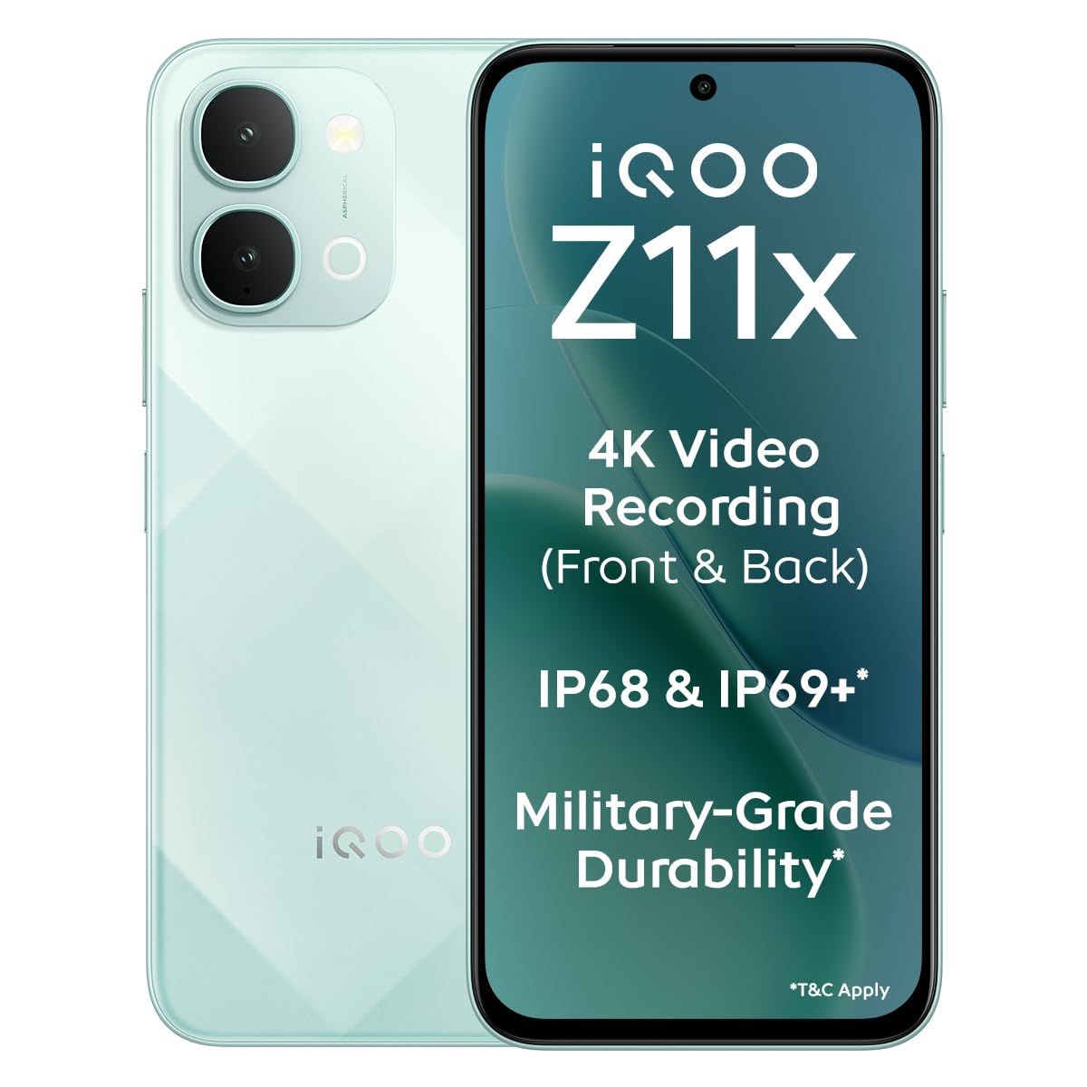 iQOO | Z11x | 5G Smartphone (8GB RAM, 128GB ROM, Prismatic Green)
