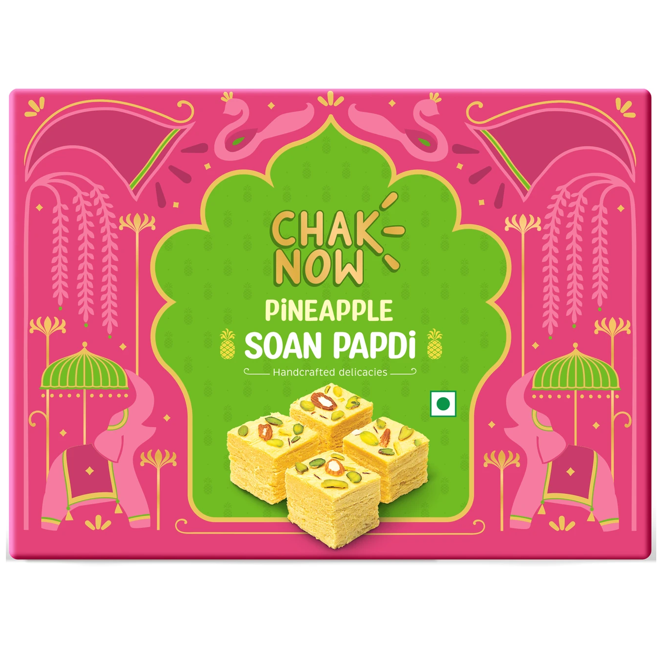 Chak Now Soan Papdi Carton - Pineapple, 200g