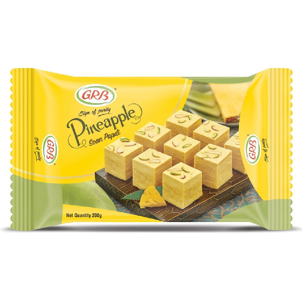 GRB Soan Papdi Pouch - Pineapple, 200g