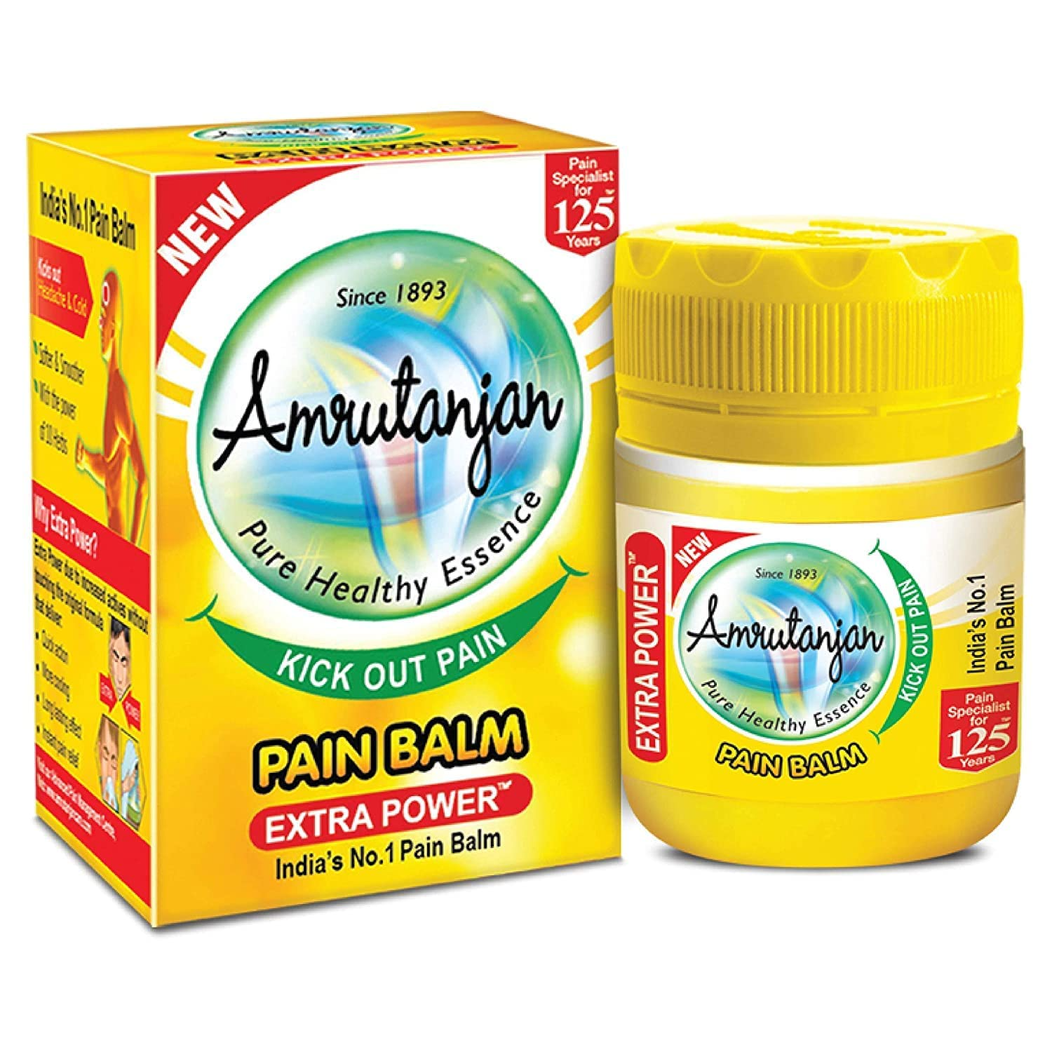 Amrutanjan Pain Balm Extra Power, 8ml