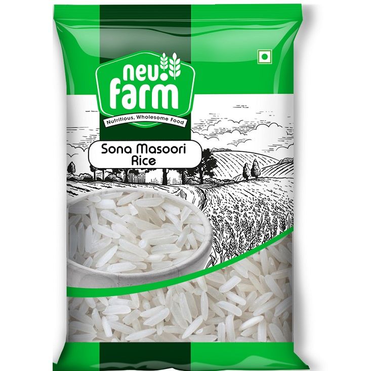 neu.Farm Sona Masoori Raw Rice, 10kg