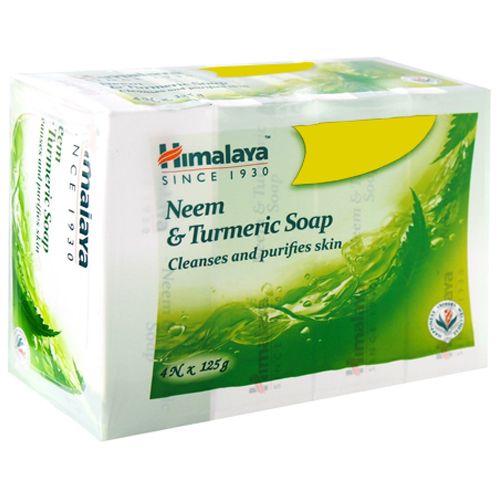 Himalaya Soap - Neem & Turmeric, 125g (Buy 3 Get 1 Free)
