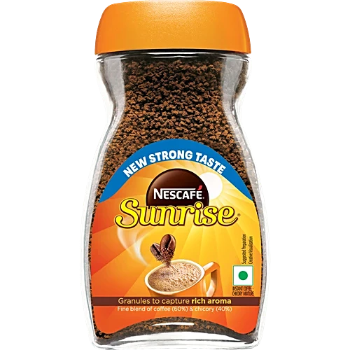 Nescafe Sunrise Instant Coffee Powder Jar - Chicory Mix, 90g