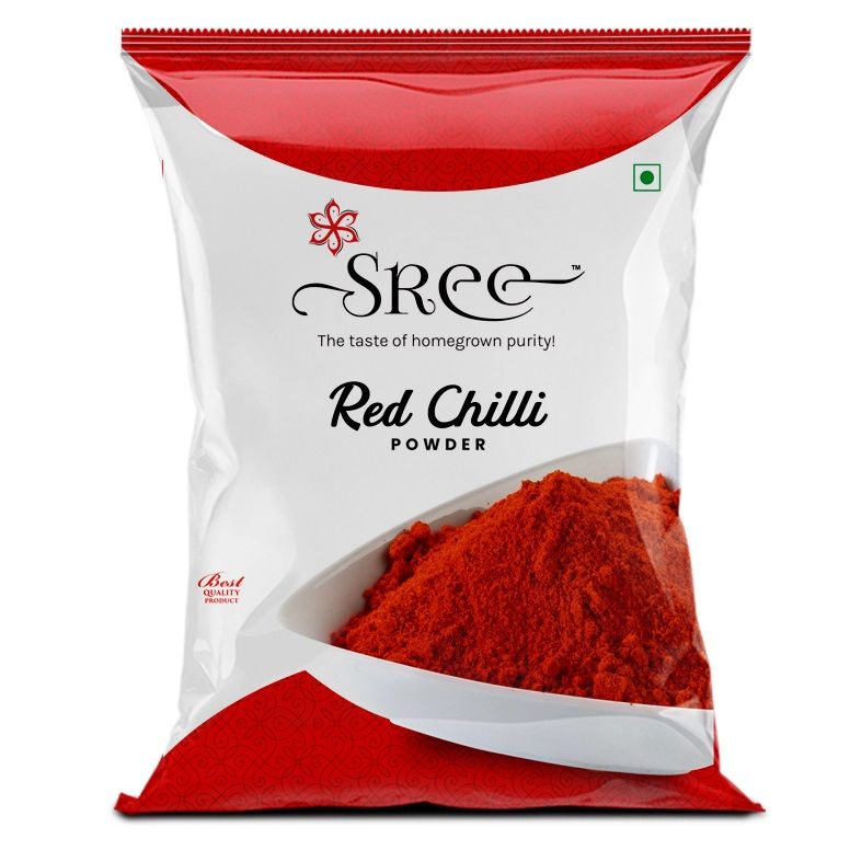 Sree Red Chilli Powder Pouch, 50g