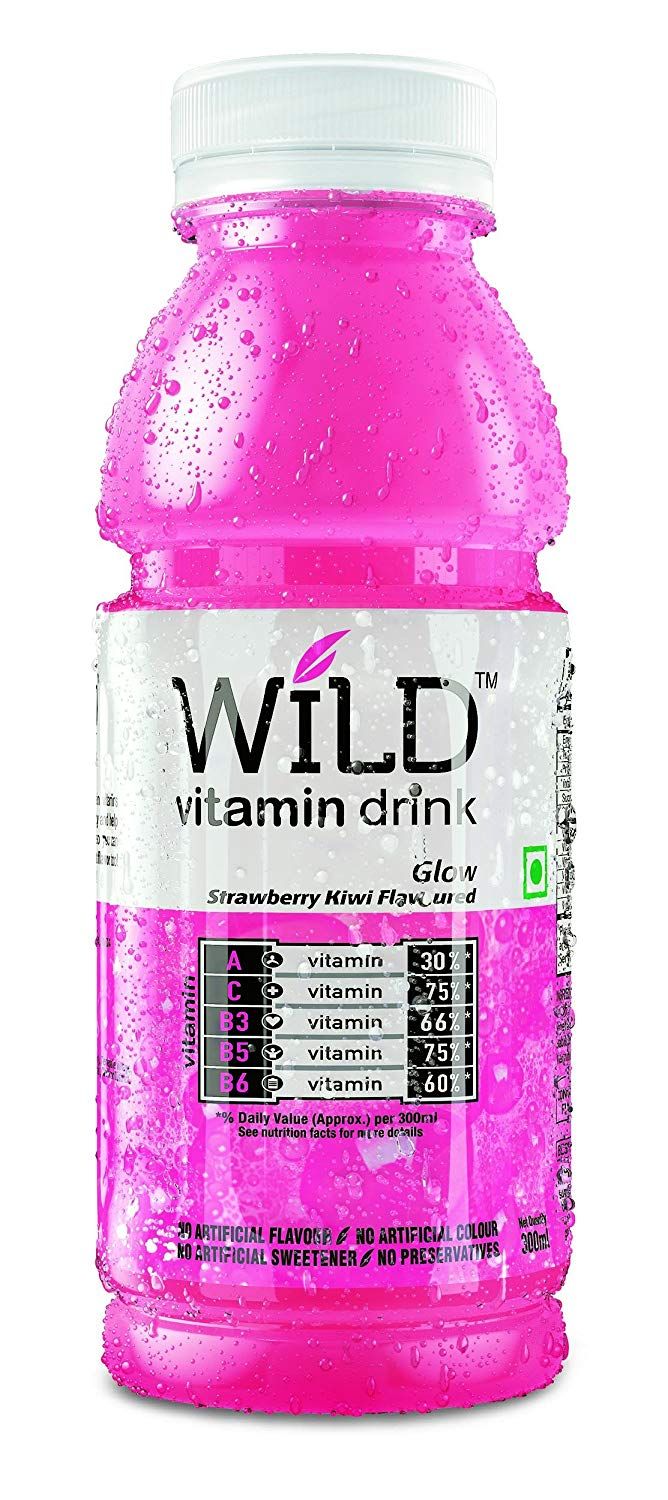 Wild Vitamin Fruit Juice - Strawberry & Kiwi, 300ml