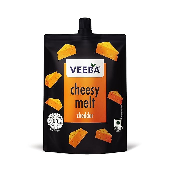 Veeba Cheesy Melt Spread & Dressing - Cheddar, 200g