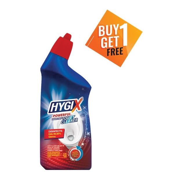 Hygix Powerful Toilet Cleaner, 1L (Buy 1 Get 1 Free)