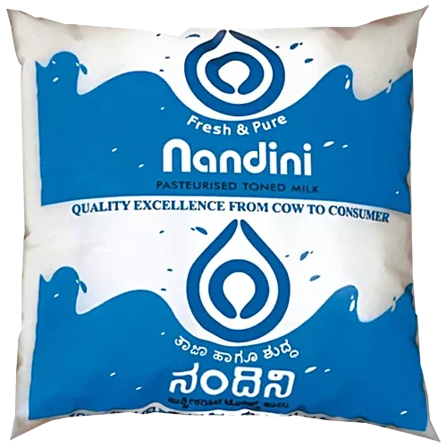 Nandini Pasteurised Standardised Milk, 550ml