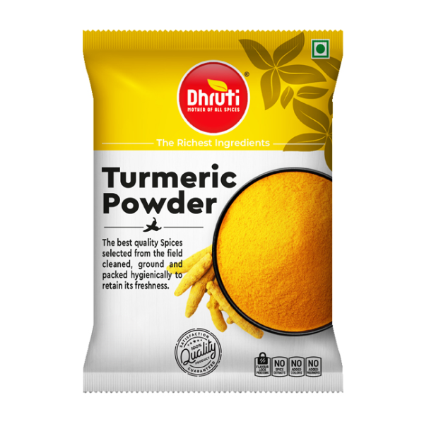 Dhruti Turmeric Powder Pouch, 500g