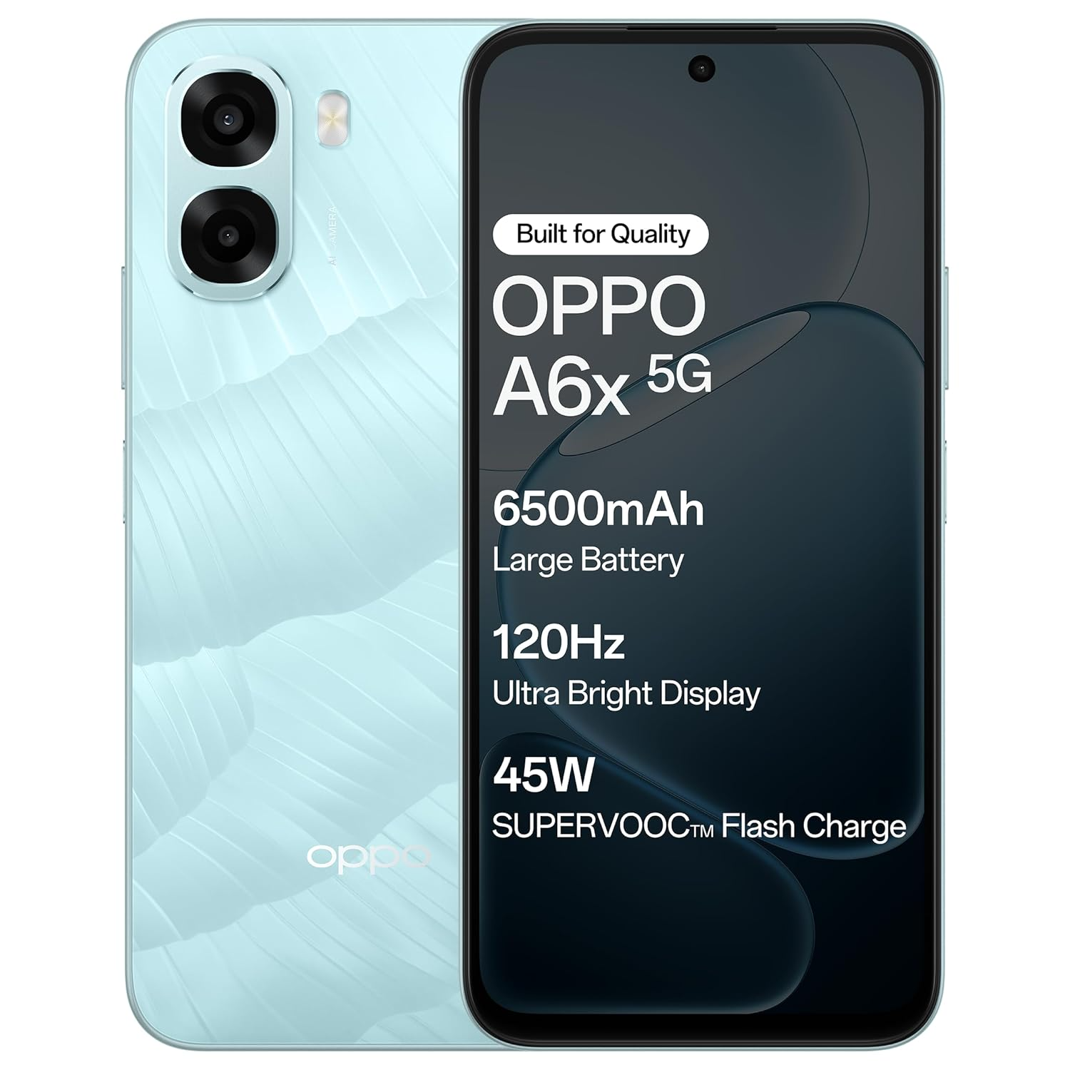 OPPO | A6 X | 5G Smartphone (4GB RAM, 64GB ROM, Ice Blue)