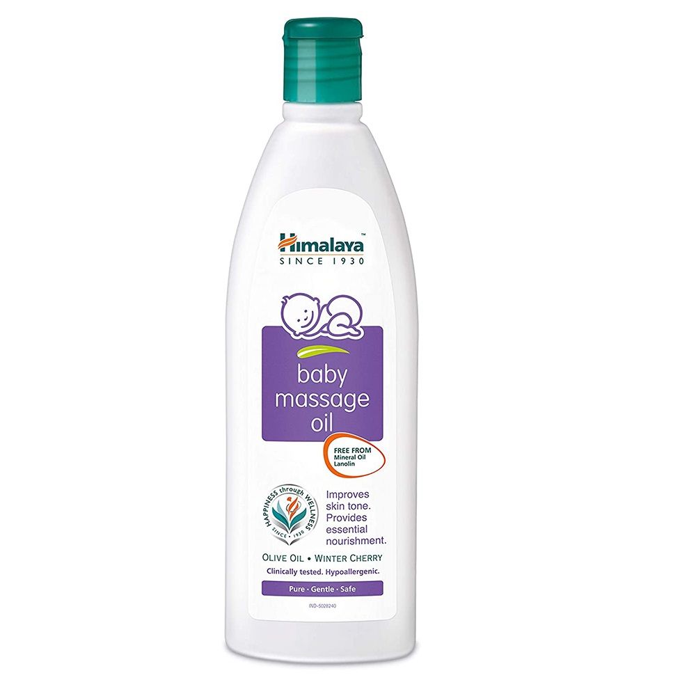 Himalaya Baby Massage Oil - Winter Cherry & Olive Oil, 50ml